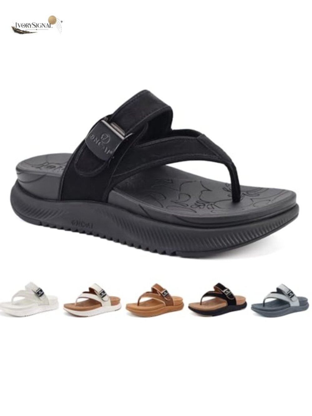 Women's Orthopedic Platform Flip Flops Arch Support Sandals